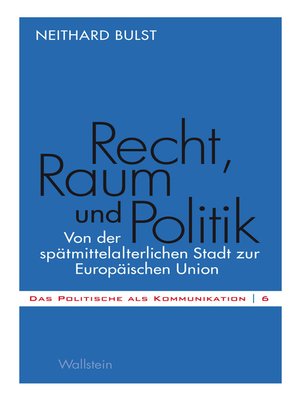 cover image of Recht, Raum und Politik
